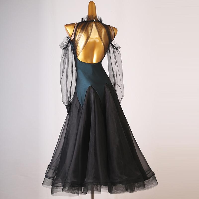 Garuda SHOP レディース社交ダンス衣装 ダンスドレス サイズ調整可能