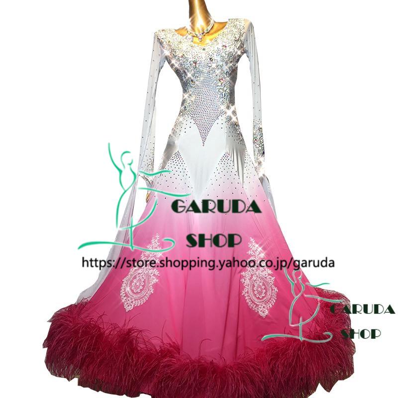 Garuda SHOP レディース社交ダンスドレス モダン競技ドレス ワルツ