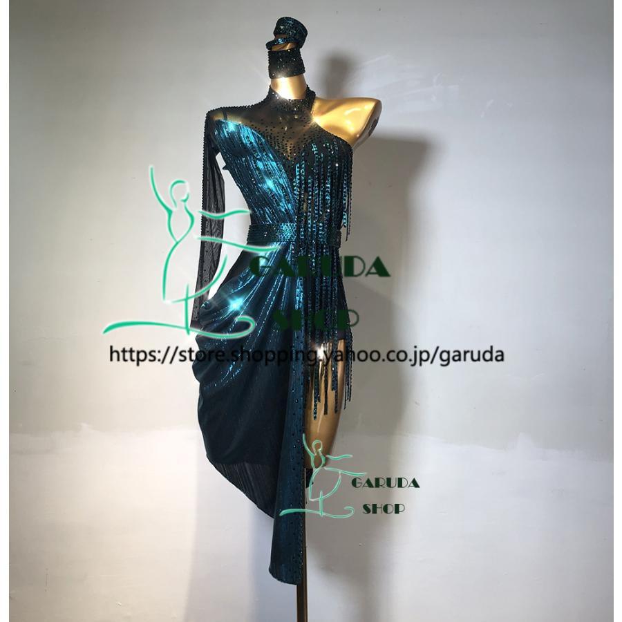 Garuda SHOP レディース社交ダンス衣装 競技ドレス ラテンドレス 高級