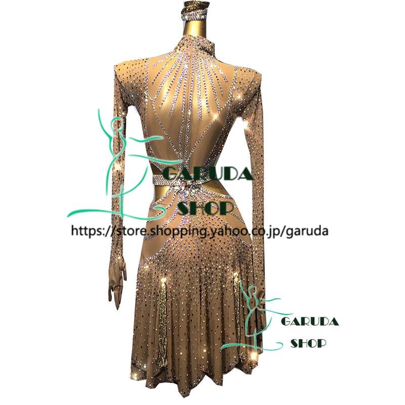 Garuda SHOP レディース社交ダンス衣装 競技ドレス ラテンドレス
