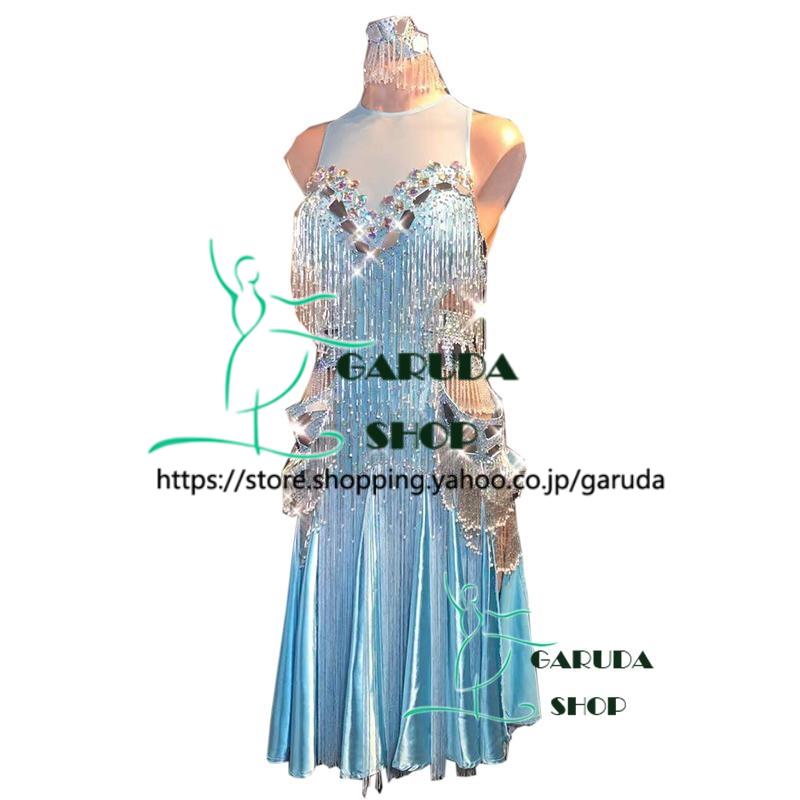 連休買得オリエンタル衣装 Garuda SHOP レディース社交ダンス衣装 競技ドレス ラテンドレス