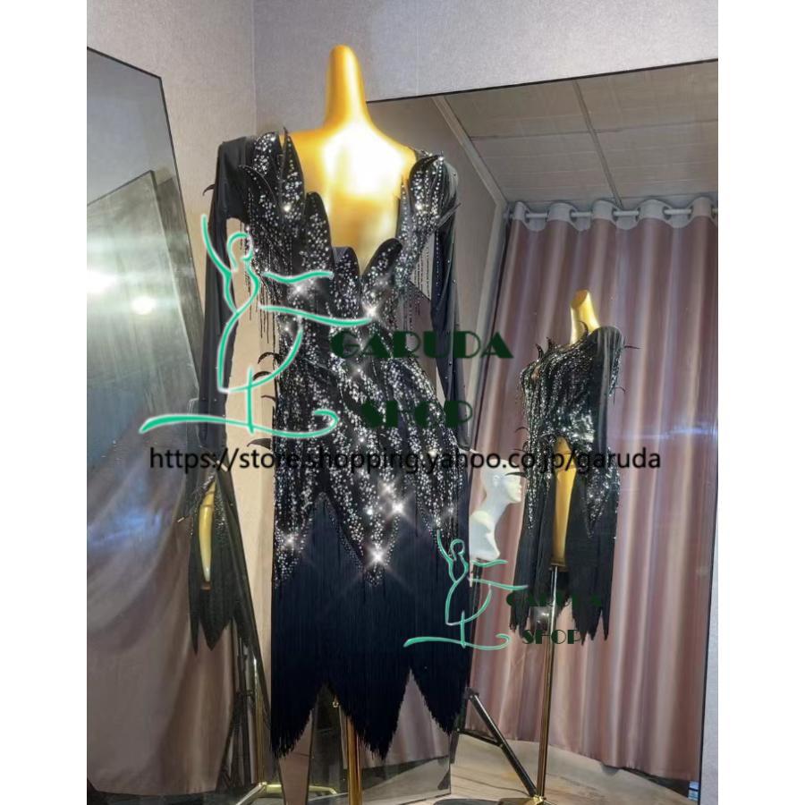 Garuda SHOP レディース社交ダンス衣装 競技ドレス ラテンドレス 高級