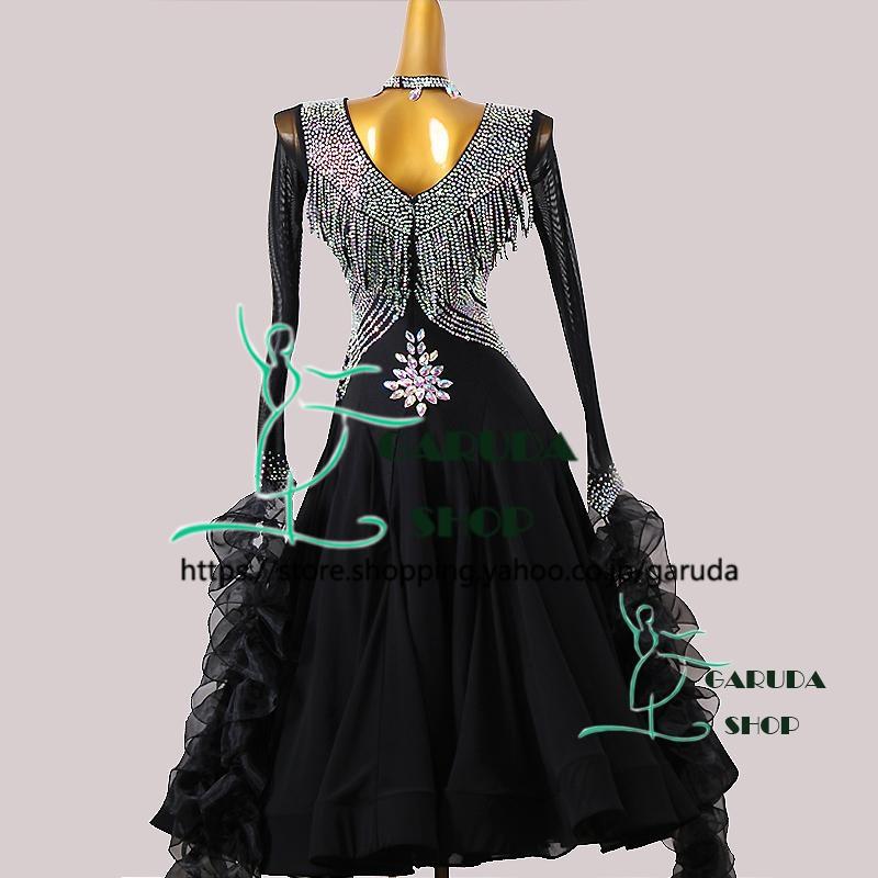 Garuda SHOP レディース社交ダンス衣装 競技ドレス ワルツドレス高級品