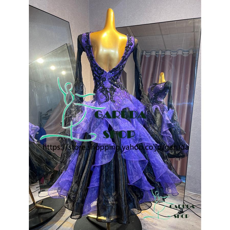 Garuda SHOP レディース社交ダンス衣装 競技ドレス ワルツドレス Garuda SHOP レディース社交ダンス衣装 競技ドレス ワルツドレス