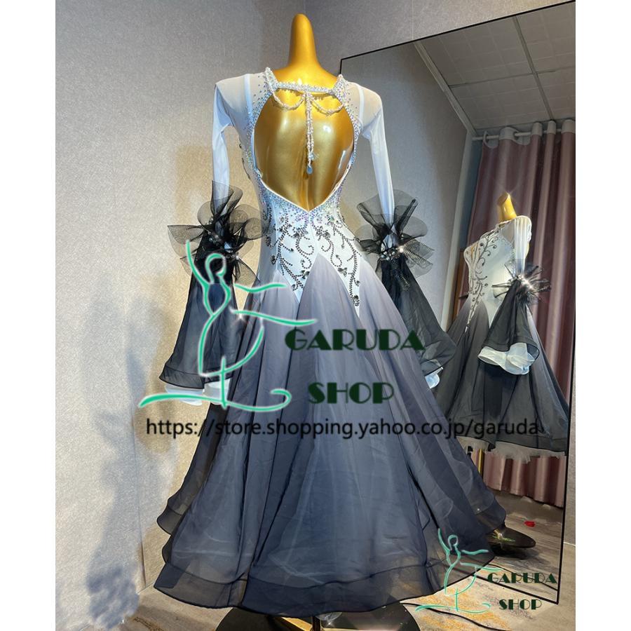 Garuda SHOP レディース社交ダンス衣装 競技ドレス ワルツドレス
