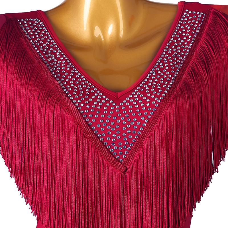 Garuda SHOP　レディース社交ダンス衣装　サイズ調整可　ラテン練習競技レッスンウエア　パーティーダンス発表会ワンピース 　品番5229 |  | 02