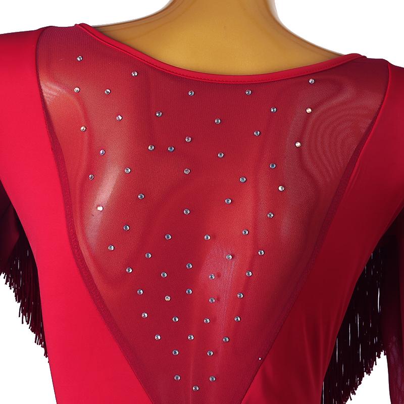 Garuda SHOP　レディース社交ダンス衣装　サイズ調整可　ラテン練習競技レッスンウエア　パーティーダンス発表会ワンピース 　品番5229 |  | 03