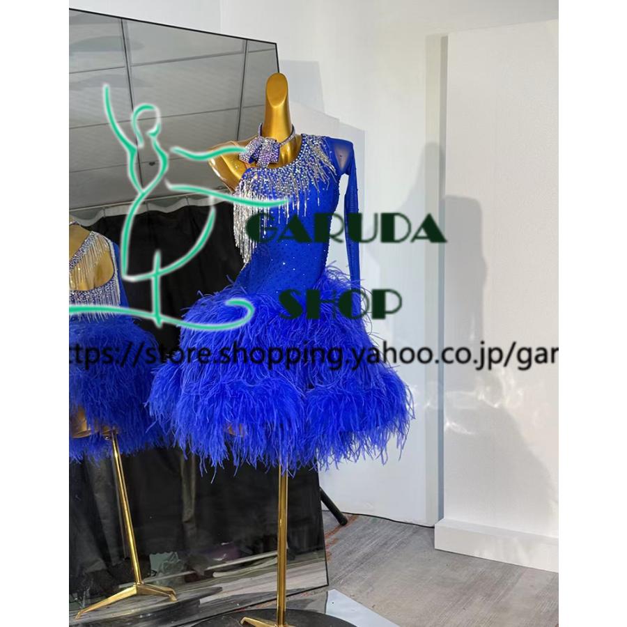 Garuda SHOP レディース社交ダンス衣装 競技ドレス ラテンドレス 高級