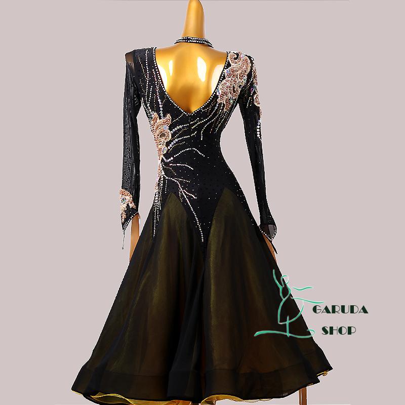 Garuda SHOP レディース社交ダンス衣装 競技ドレス ワルツドレス高級品