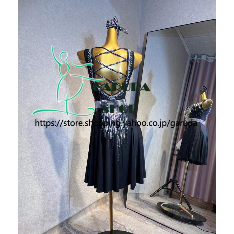 ラテン 競技会 ドレス Garuda SHOP レディース社交ダンス衣装 競技ドレス ラテンドレス 高級