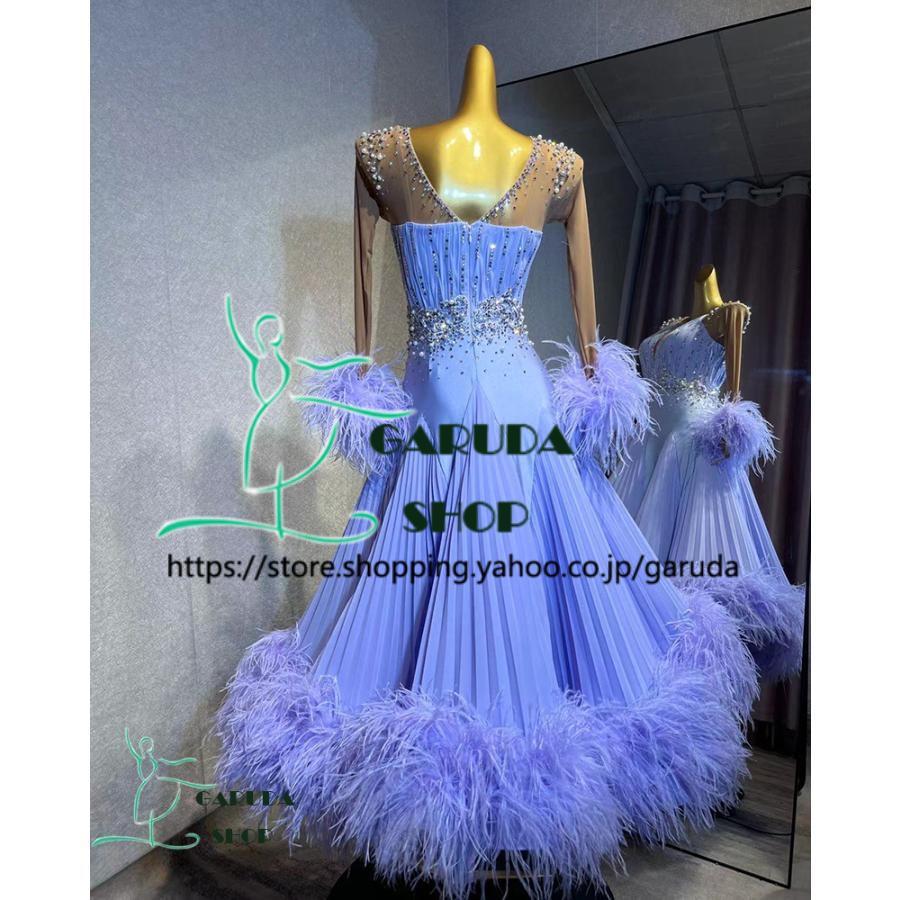 Garuda SHOP レディース社交ダンス衣装 競技ドレス ワルツドレス Garuda SHOP レディース社交ダンス衣装 競技ドレス ワルツドレス