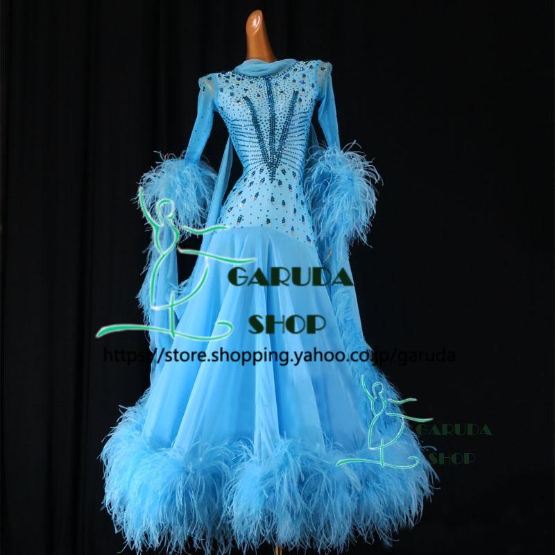 Garuda SHOP レディース社交ダンス衣装 競技ドレス ワルツドレス高級品