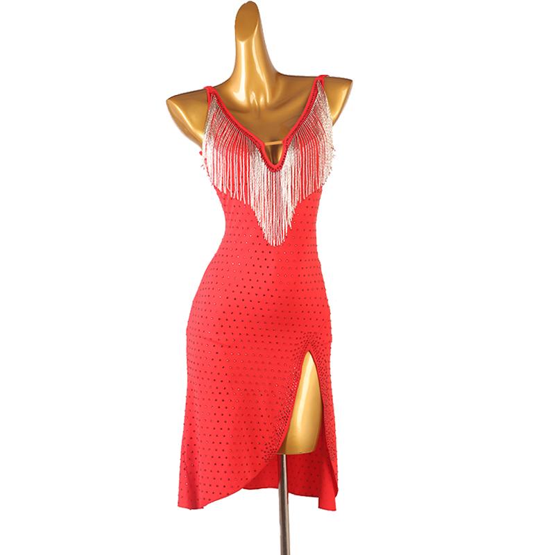 ピーチ　社交ダンス衣装 ピーチ 社交ダンス衣装 社交ダンスドレス】⭐️【商品番号AIー