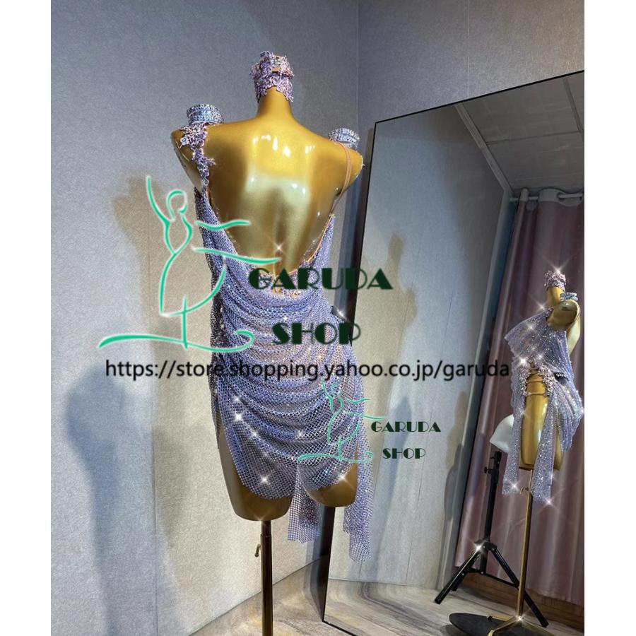 Garuda SHOP レディース社交ダンス衣装 競技ドレス ラテンドレス 高級