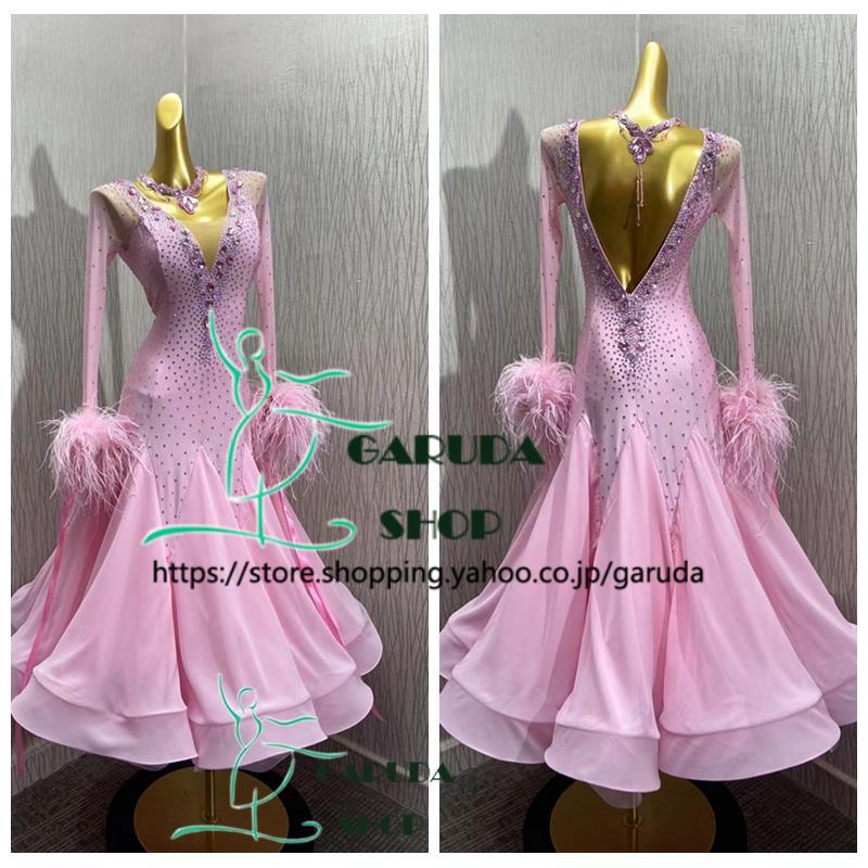 Garuda SHOP レディース社交ダンス衣装 競技ドレス ワルツドレス高級品