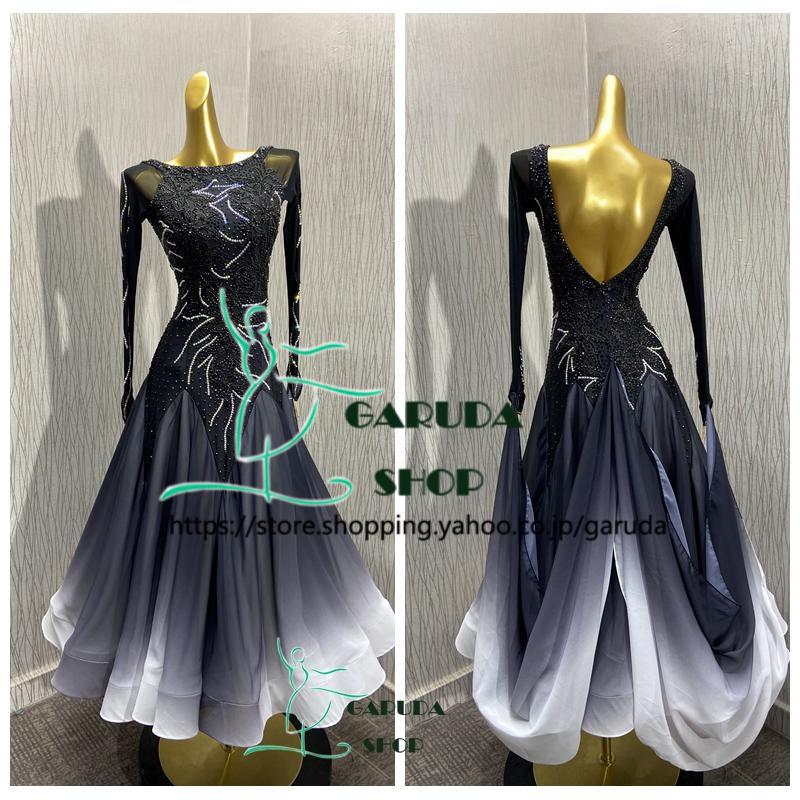 Garuda SHOP レディース社交ダンス衣装 競技ドレス ワルツドレス高級品