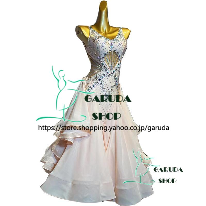 Garuda SHOP レディース社交ダンス衣装 競技ドレス ワルツドレス高級品