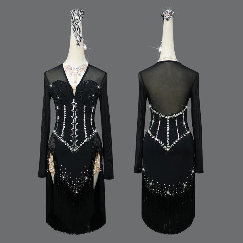 Garuda SHOP レディース社交ダンス衣装 競技ドレス ラテンドレス 高級