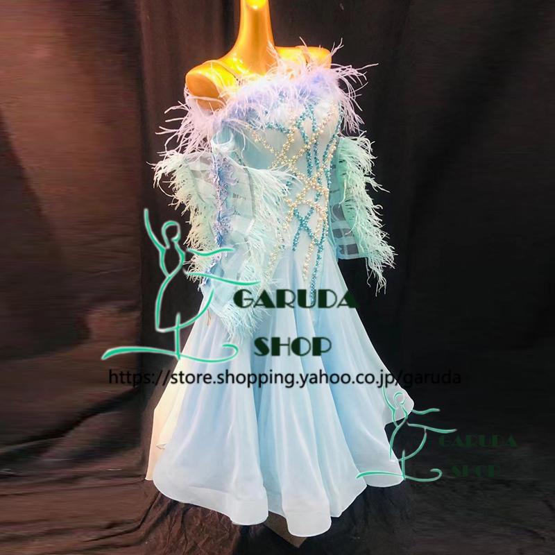 Garuda SHOP レディース社交ダンス衣装 競技ドレス ワルツドレス Garuda SHOP レディース社交ダンス衣装 競技ドレス ワルツドレス