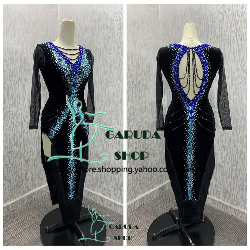 Garuda SHOP レディース社交ダンス衣装 競技ドレス ラテンドレス 高級