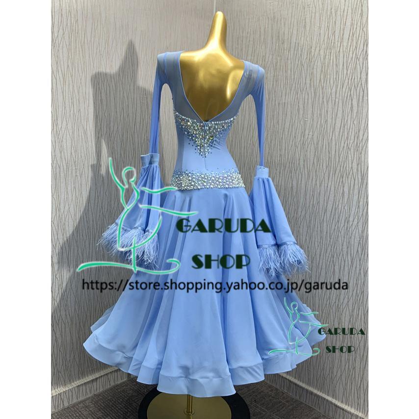 Garuda SHOP レディース社交ダンス衣装 競技ドレス ワルツドレス高級品