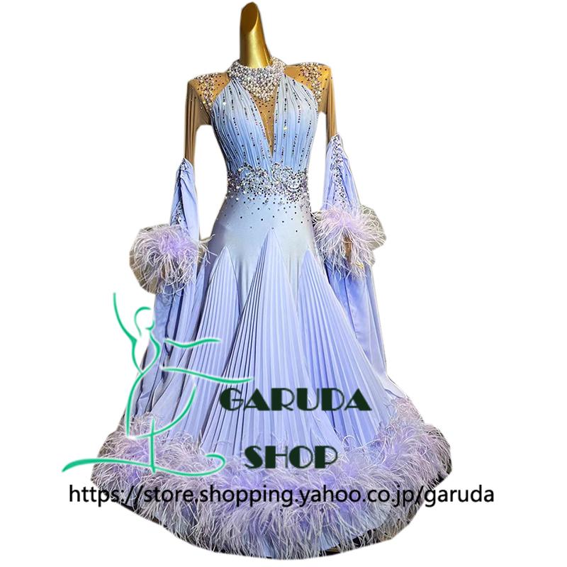 Garuda SHOP レディース社交ダンス衣装 競技ドレス ワルツドレス Garuda SHOP レディース社交ダンス衣装 競技ドレス ワルツドレス