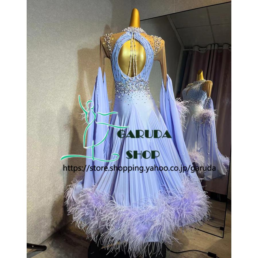 Garuda SHOP レディース社交ダンス衣装 競技ドレス ワルツドレス Garuda SHOP レディース社交ダンス衣装 競技ドレス ワルツドレス
