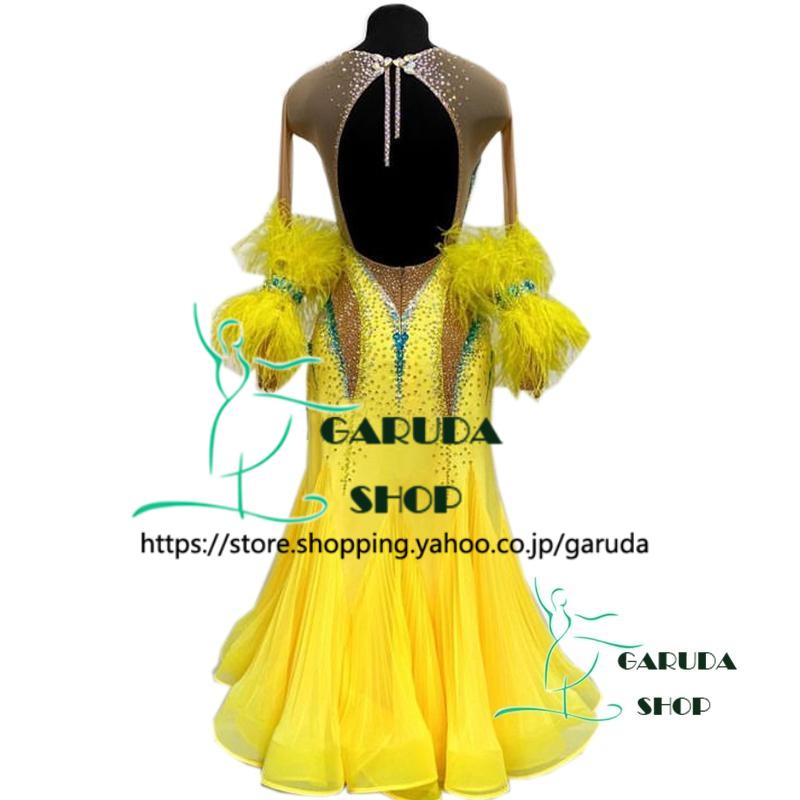 Garuda SHOP レディース社交ダンス衣装 競技ドレス ワルツドレス高級品