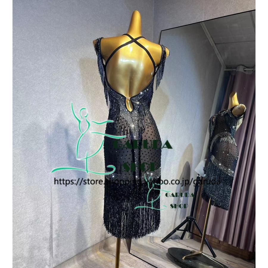 Garuda SHOP レディース社交ダンス衣装 競技ドレス ラテンドレス 高級
