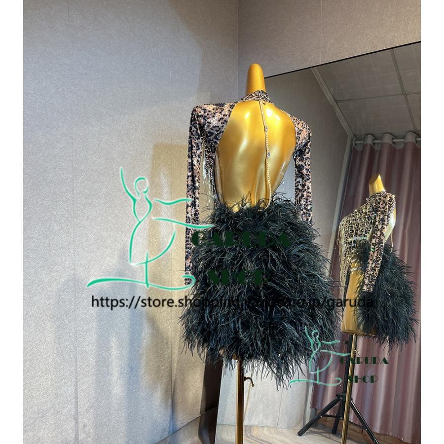 Garuda SHOP レディース社交ダンス衣装 競技ドレス ラテンドレス 高級