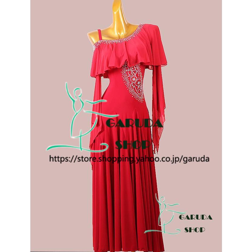 Garuda SHOP　レディース社交ダンス衣装　競技ドレス　新入荷新品　発表会用演出服パーティードレスワンピース　セミオーダー可　品番5985 |  | 02