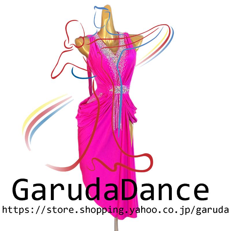 Garuda SHOP レディース社交ダンス衣装 競技ドレス ラテンドレス 高級