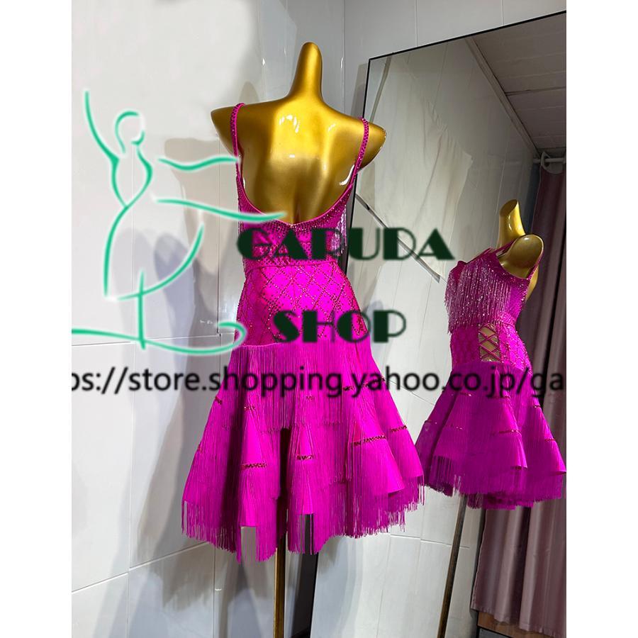 Garuda SHOP レディース社交ダンス衣装 競技ドレス ラテンドレス 高級