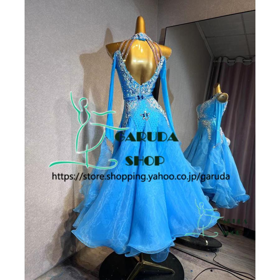 Garuda SHOP レディース社交ダンス衣装 競技ドレス ワルツドレス Garuda SHOP レディース社交ダンス衣装 競技ドレス ワルツドレス