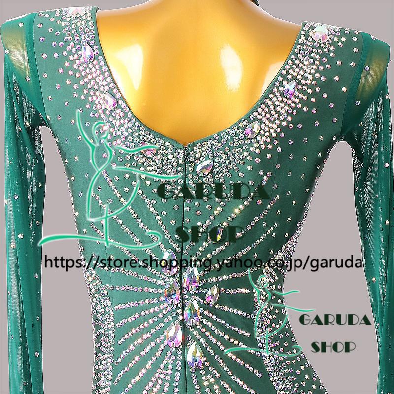 Garuda SHOP レディース社交ダンス衣装 競技ドレス ワルツドレス高級品