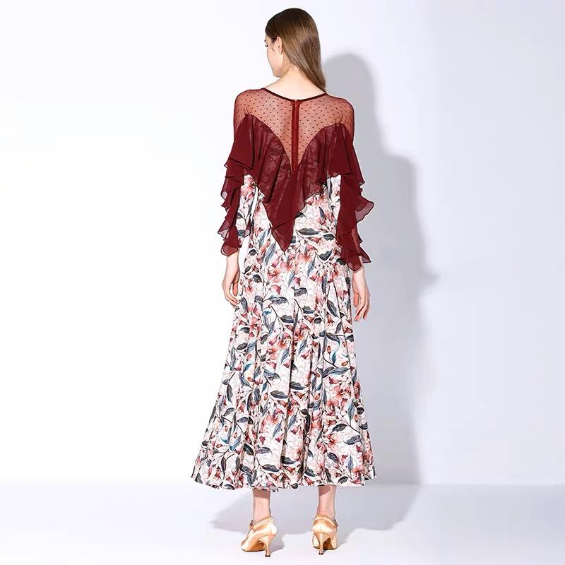 Garuda SHOP 社交ダンス衣装レディース ダンスレッスン練習ロング