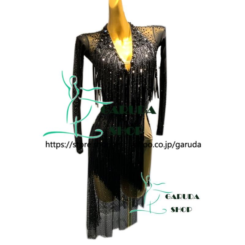 Garuda SHOP レディース社交ダンス衣装 競技ドレス ラテンドレス
