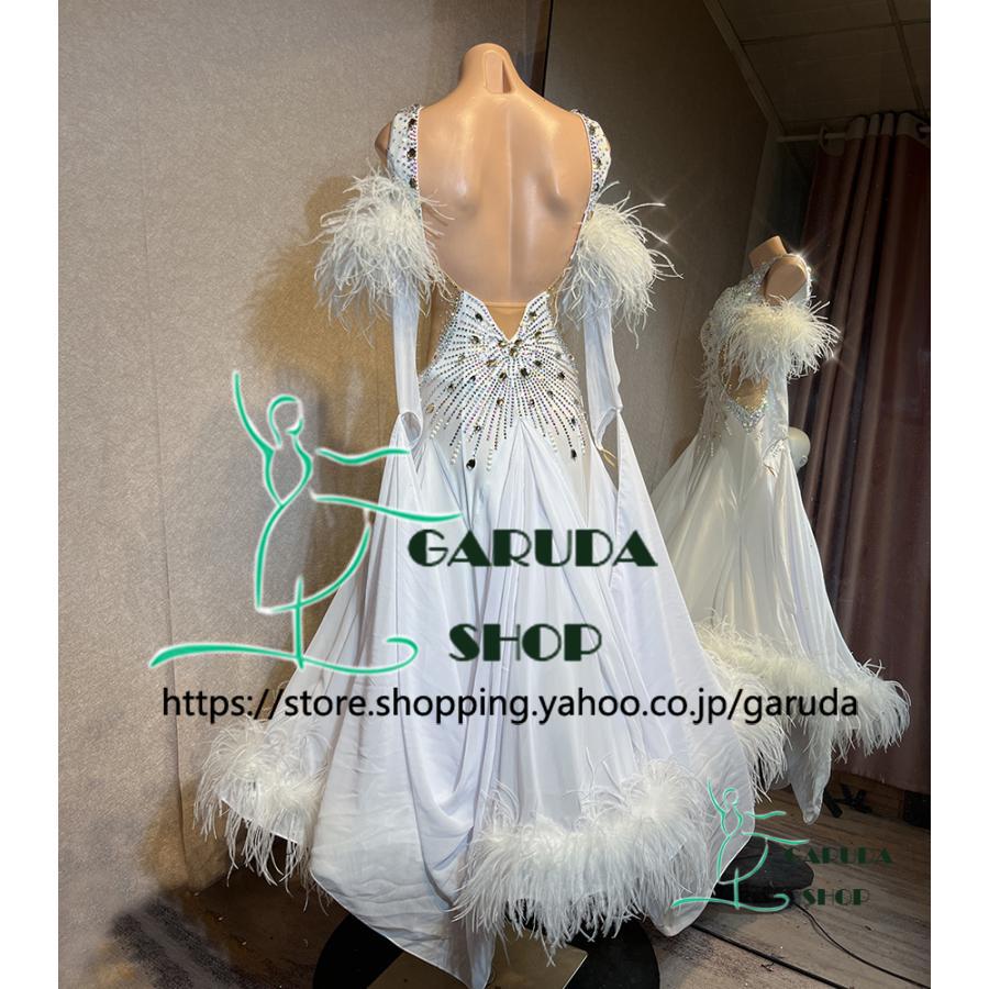 Garuda SHOP レディース社交ダンス衣装 競技ドレス ワルツドレス高級品