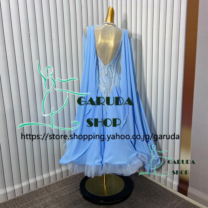 Garuda SHOP レディース社交ダンス衣装 競技ドレス ワルツドレス高級品