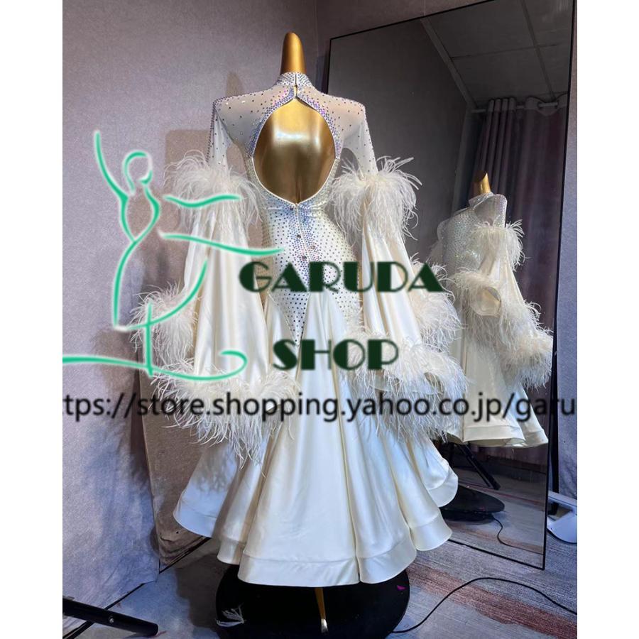 Garuda SHOP レディース社交ダンス衣装 競技ドレス ワルツドレス高級品