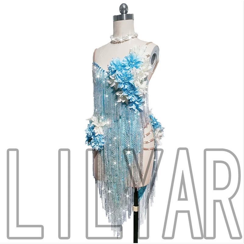 Garuda SHOP レディース社交ダンス衣装 サイズ調整対応 ラテン練習競技