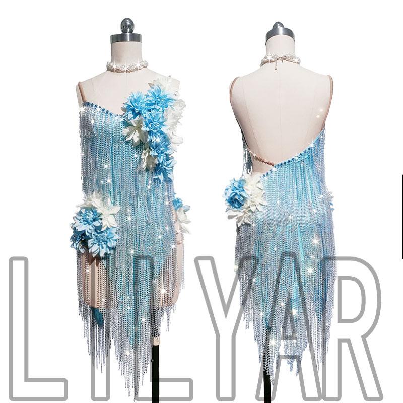 Garuda SHOP レディース社交ダンス衣装 サイズ調整対応 ラテン練習競技