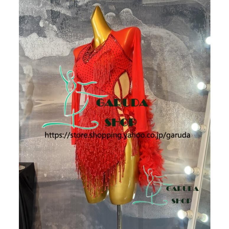 ラテンドレス　黒　競技用 社交ダンス 競技用 ラテン ドレス 黒 ラテンダンス チョーカー