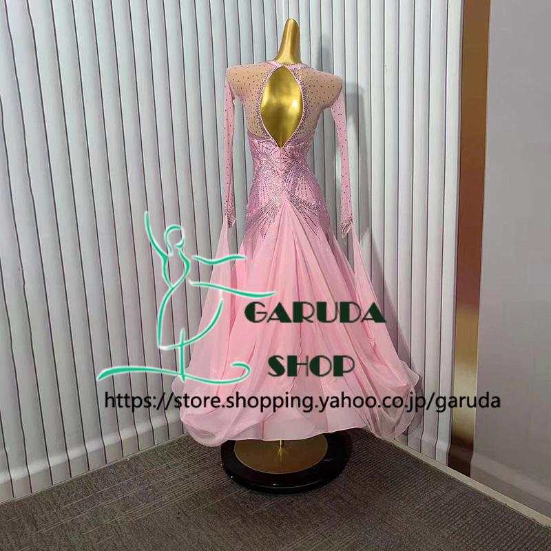 Garuda SHOP レディース社交ダンス衣装 競技ドレス ワルツドレス高級品