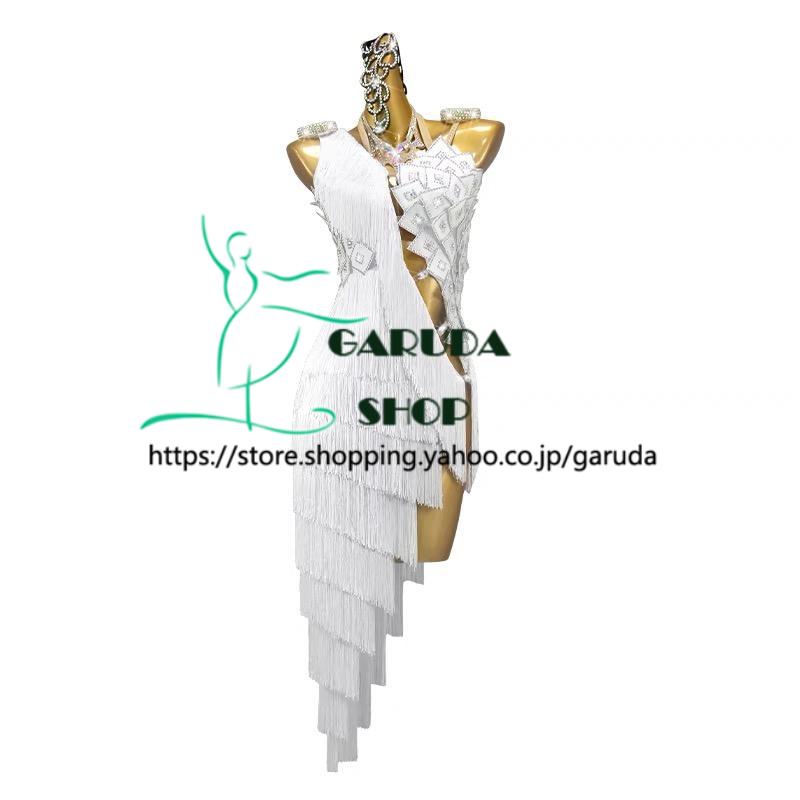 Garuda SHOP　レディース社交ダンス衣装　サイズ調整対応　ラテン練習競技レッスンウエア　パーティーダンス発表会ワンピース セット品 　3色 品番6580 | 