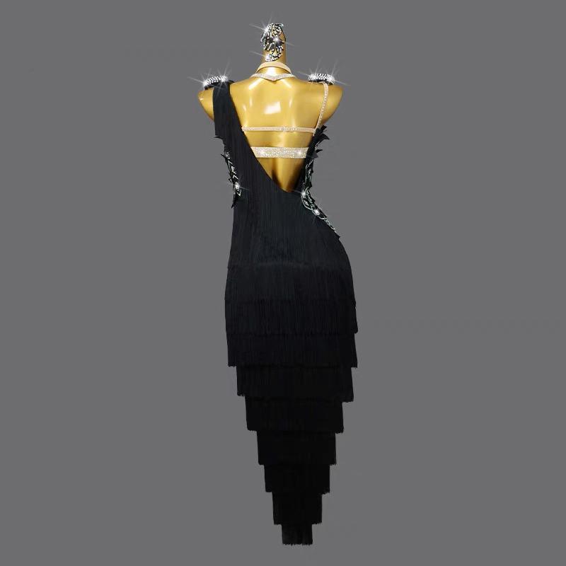 Garuda SHOP　レディース社交ダンス衣装　サイズ調整対応　ラテン練習競技レッスンウエア　パーティーダンス発表会ワンピース セット品 　3色 品番6580 |  | 08