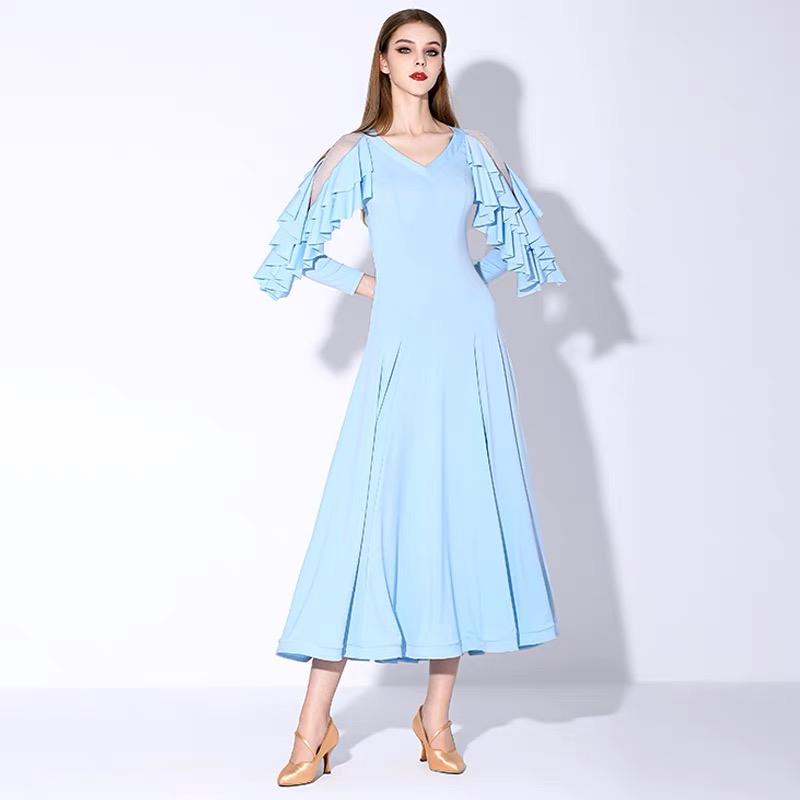 Garuda SHOP 社交ダンス衣装レディース ダンスレッスン練習ロング