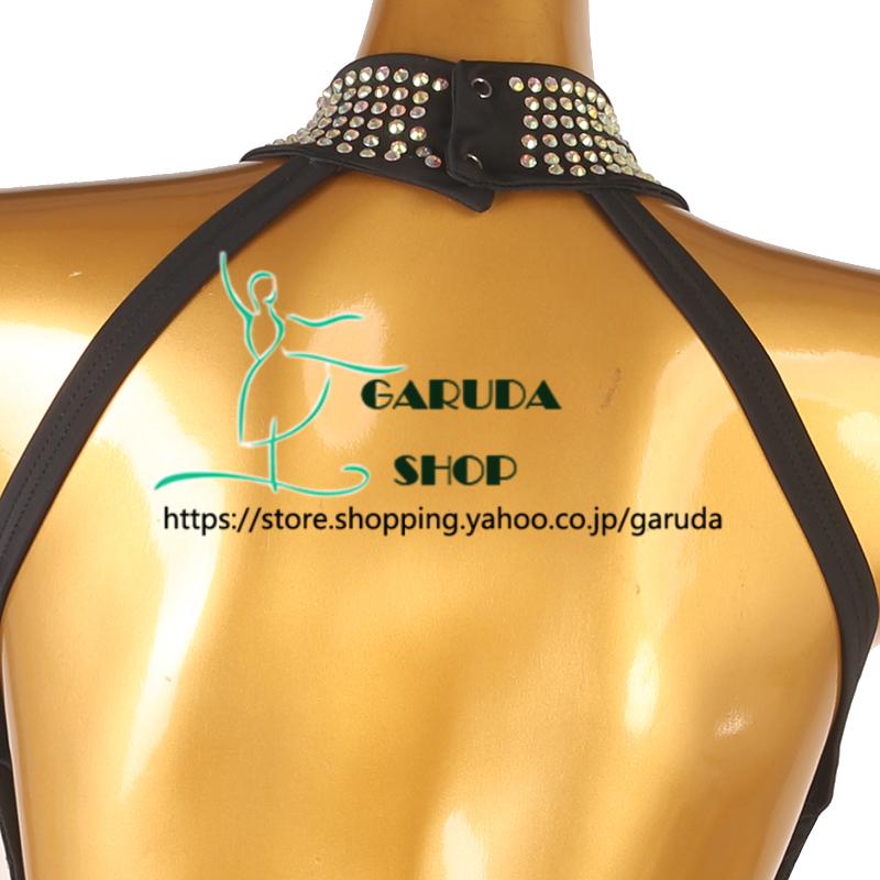 Garuda SHOP　レディース社交ダンス衣装　サイズ調整可　ラテン練習競技レッスンウエア　パーティーダンス発表会ワンピース 　品番6665_3