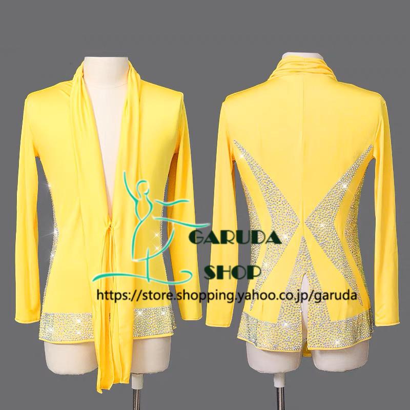 Garuda SHOP メンズ用社交ダンス衣装 競技発表会用演出服 トップス