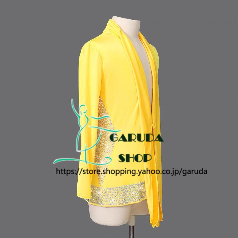 Garuda SHOP メンズ用社交ダンス衣装 競技発表会用演出服 トップス